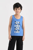 Boys' Mickey Mouse Glove Graphic Tank Top