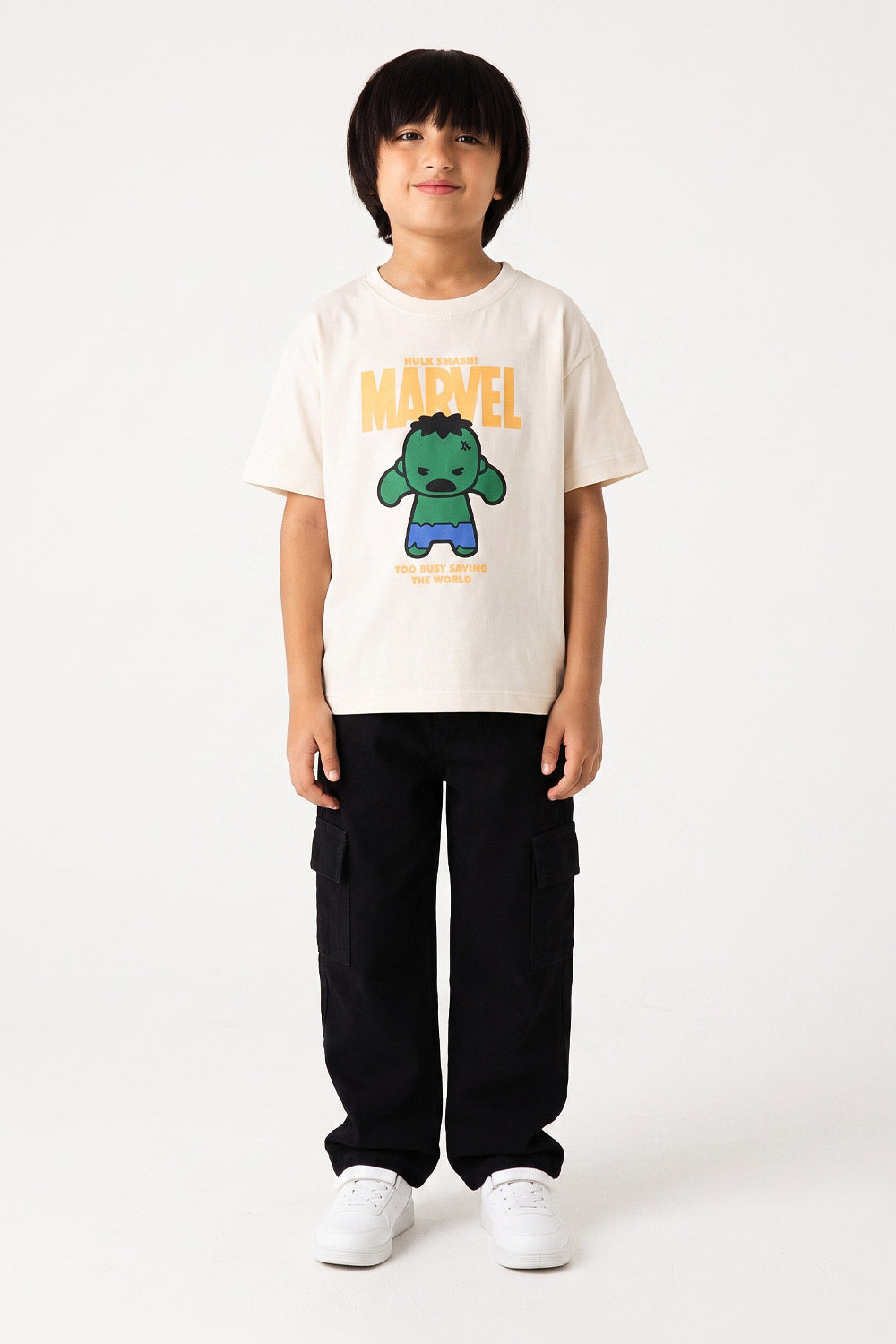 Boys' "Marvel Hulk Smash" Graphic Tee