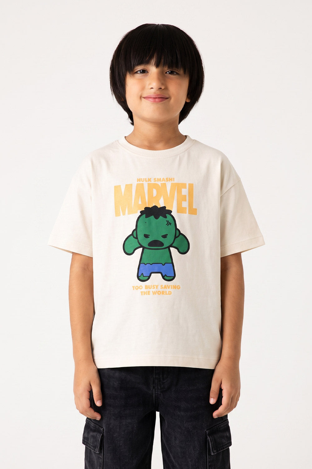 Boys' "Marvel Hulk Smash" Graphic Tee
