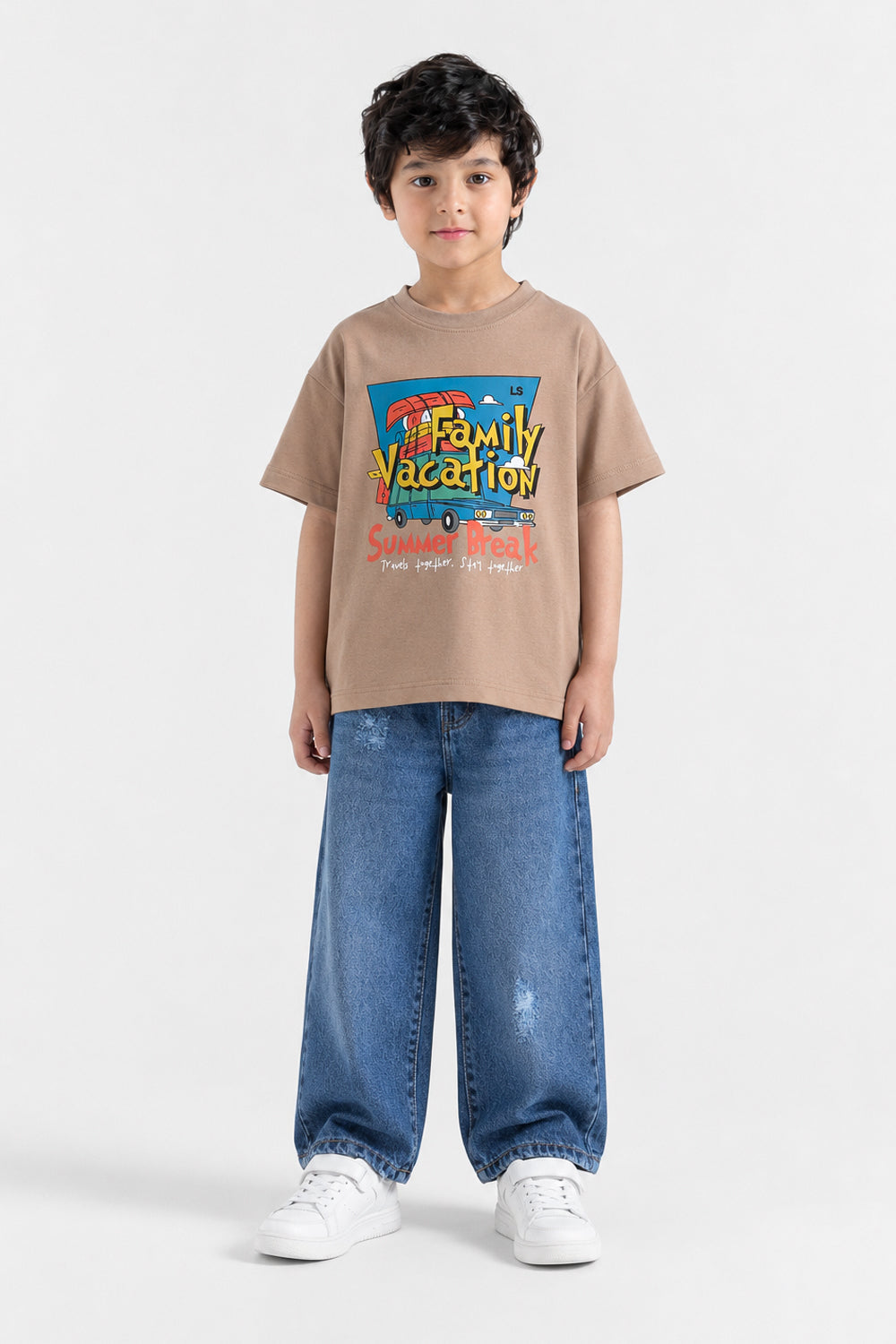 Boy's Family Vacation Graphic Tee