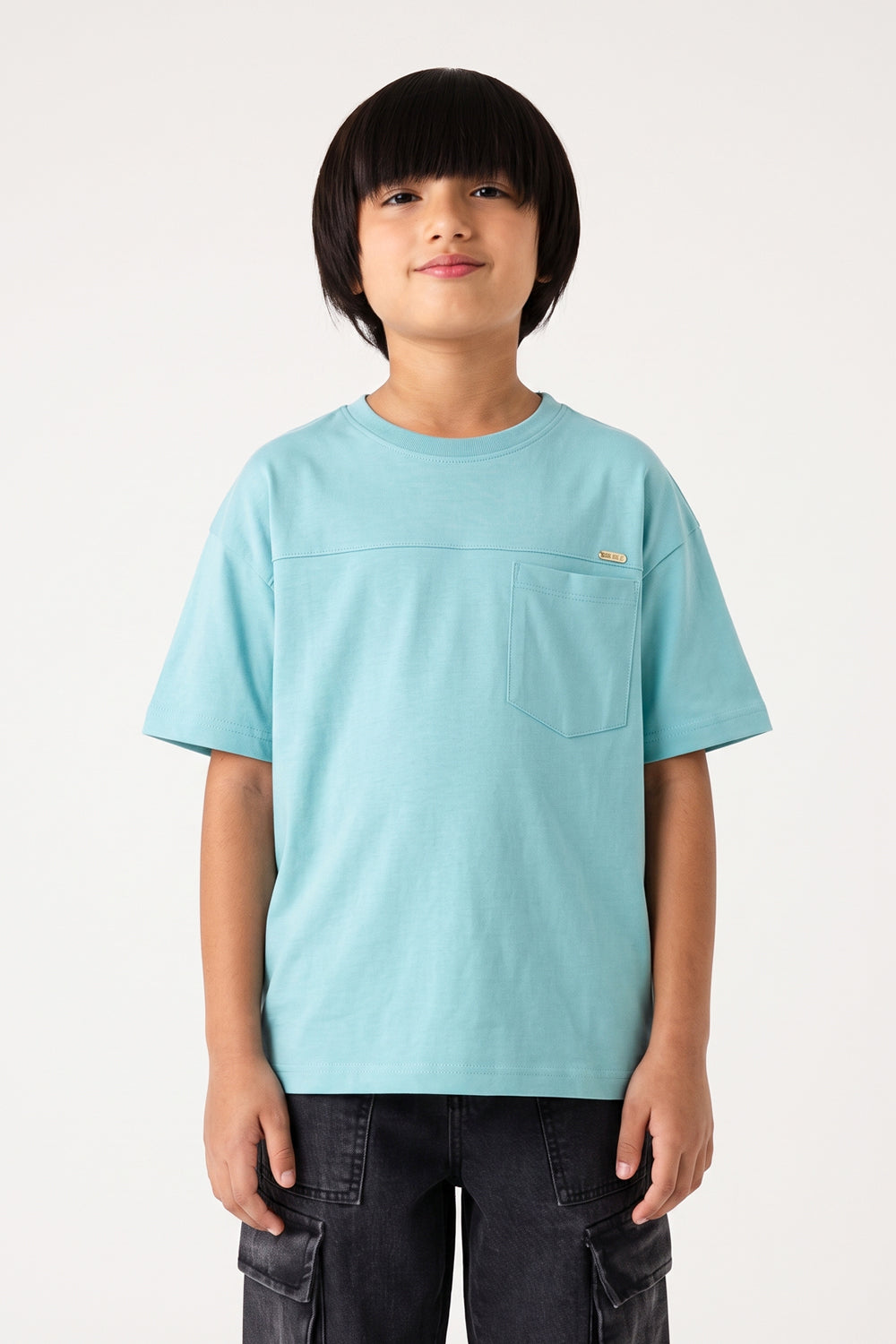 Boys' Premium Boxy Fit Pocket Tee