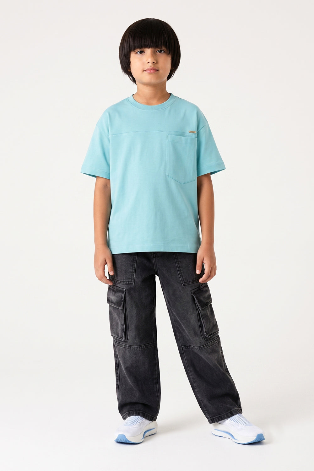 Boys' Premium Boxy Fit Pocket Tee