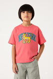 Boys' New York Tiger Graphic Boxy Fit Tee