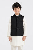 Boy's Timeless Black Waistcoat