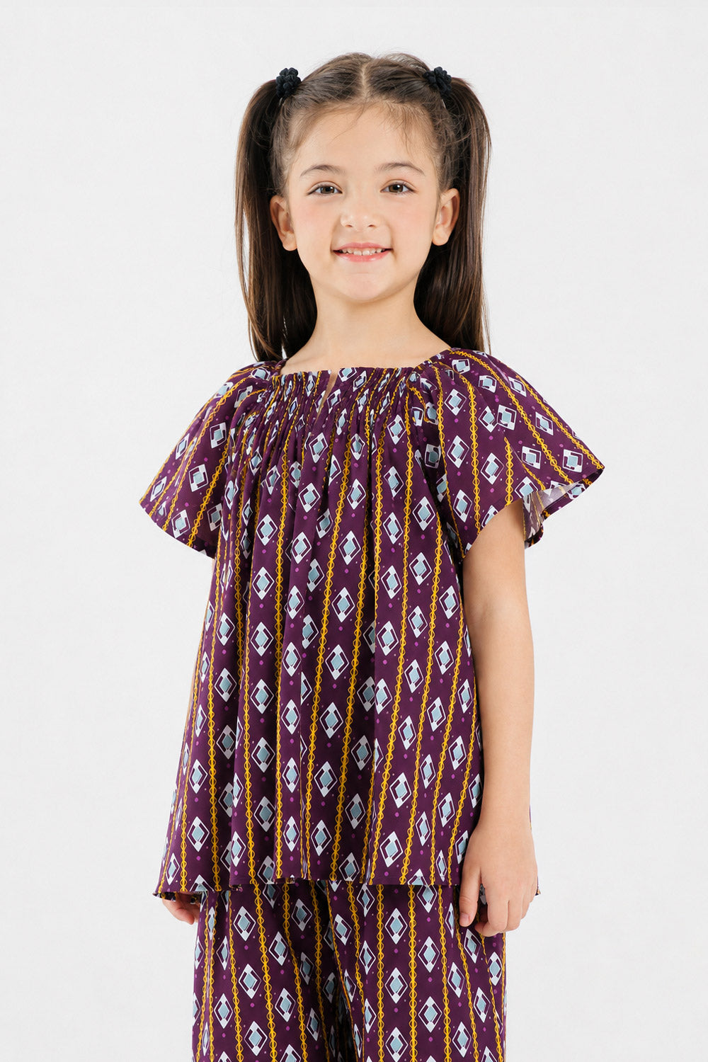 Girls' Geometric Stripe Co-Ord Set