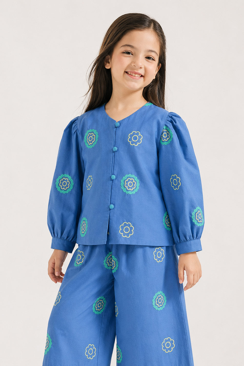 Girls' Floral Tiered Summer Dress