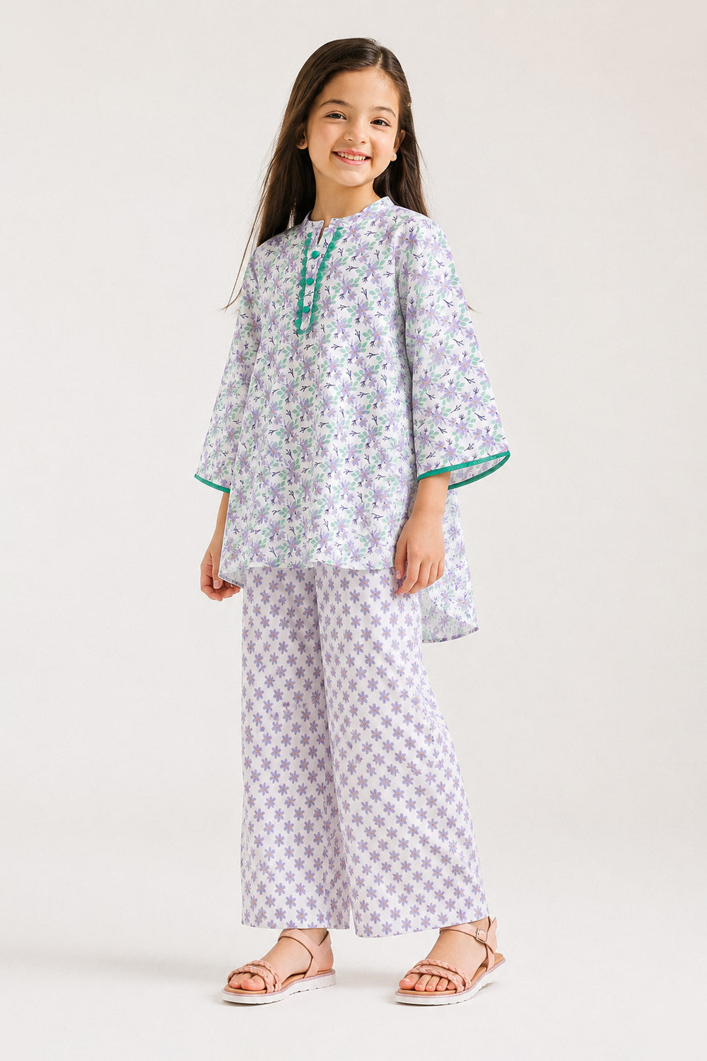 Girls' Floral Spring Co-Ord Set