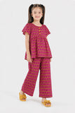 Girls' Geometric Peplum Co-Ord Set