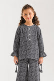 Girls’ Monochrome Abstract Print Co-Ord Set
