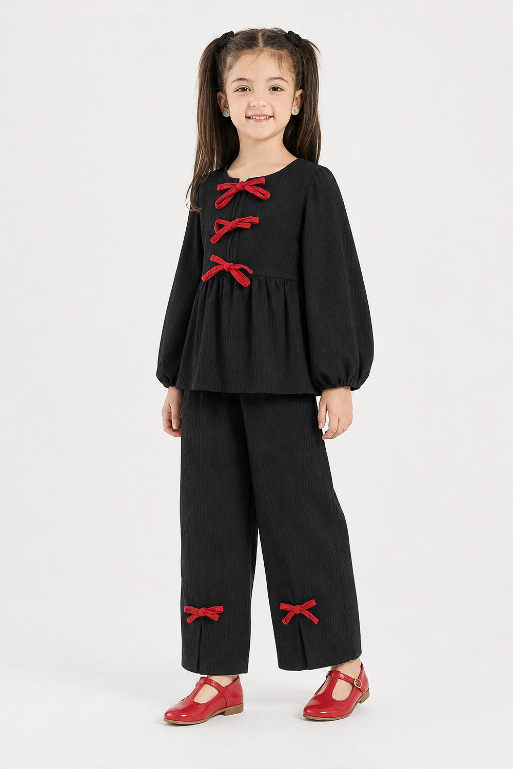 Girls’ Black Co-Ord Set