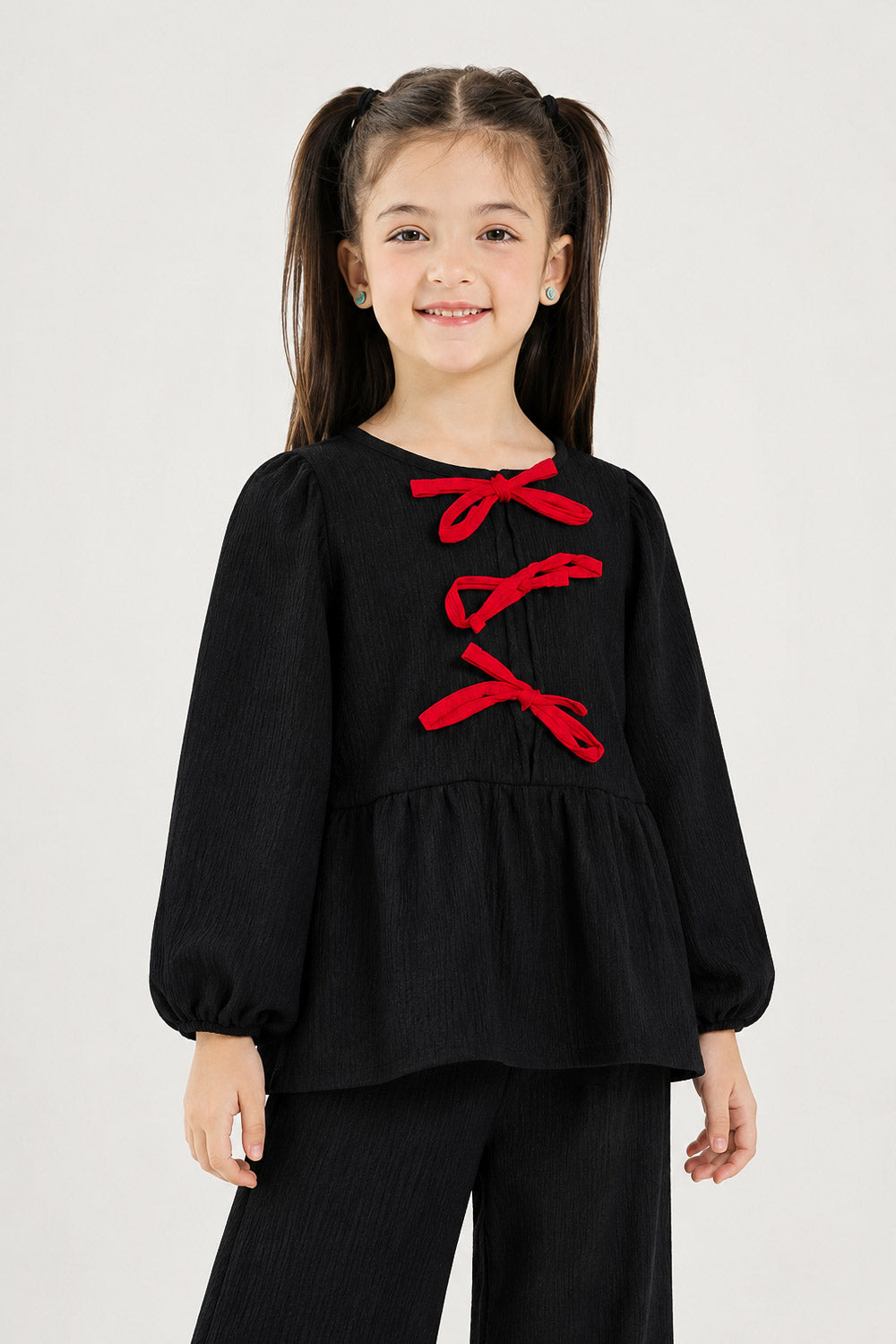 Girls’ Black Co-Ord Set