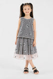 Girls’ Embroidered Net Co-Ord Set