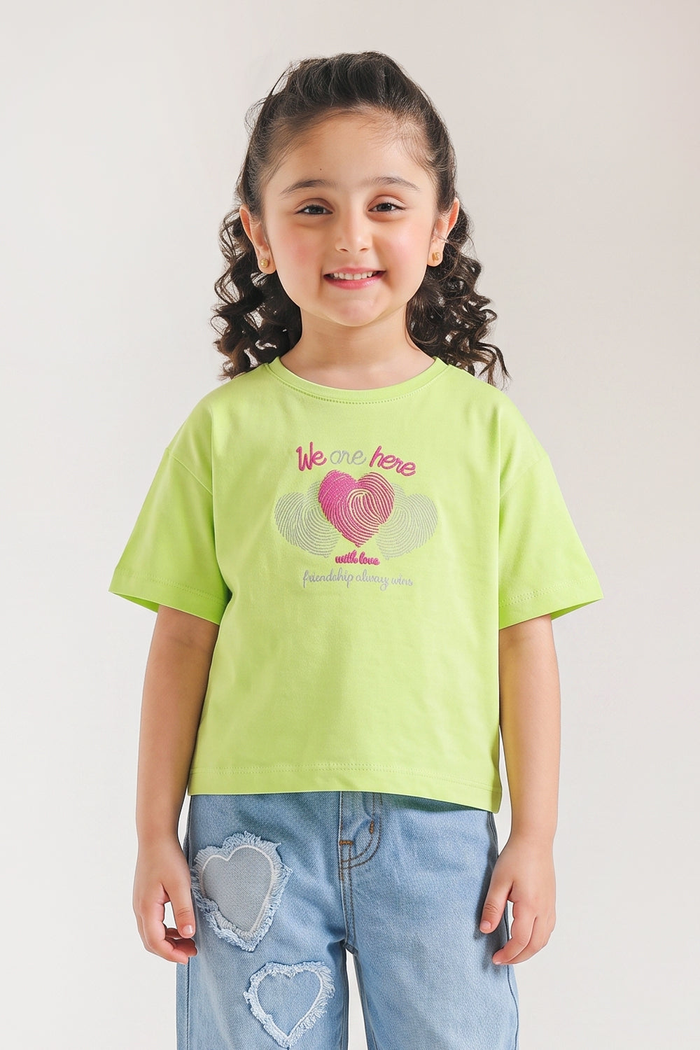 Girls' "We Are Here" Graphic Tee