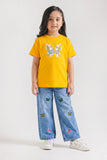 Girls' Butterfly Floral Tee