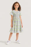 Girls' Floral Smocked Meadow Frock