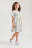 Girls' Floral Smocked Meadow Frock