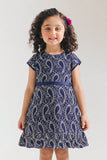 Girls’ Premium Paisley Lace Frock