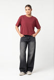 Women's Oversized Boxy Crop Tee