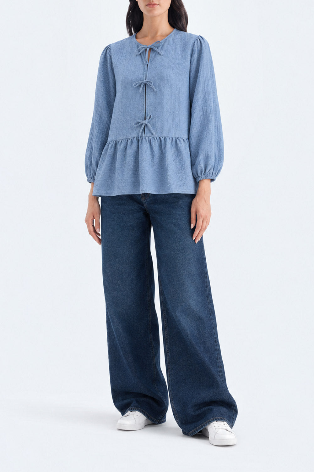 Women's Summer Meadow Tie-Front Top