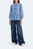 Women's Summer Meadow Tie-Front Top