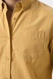 Men's Mustard Casual Shirt