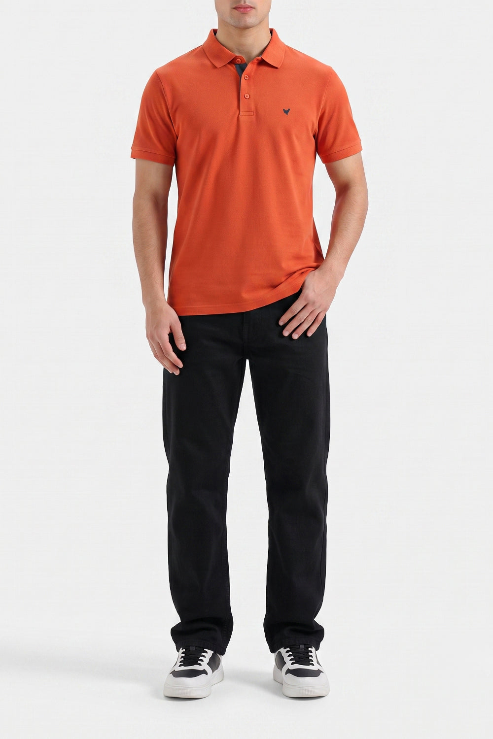 Men's Orange Polo