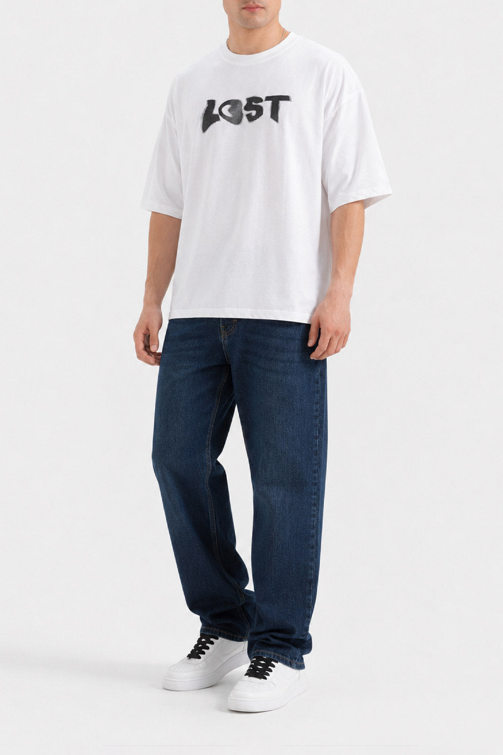 Men's LOST Graffiti Oversized Tee