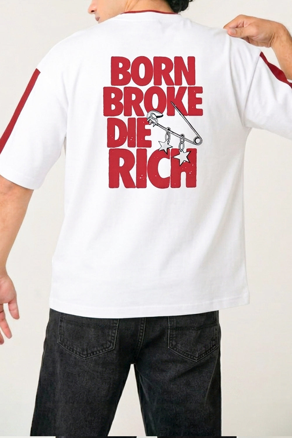 Men's White Graphic Tee