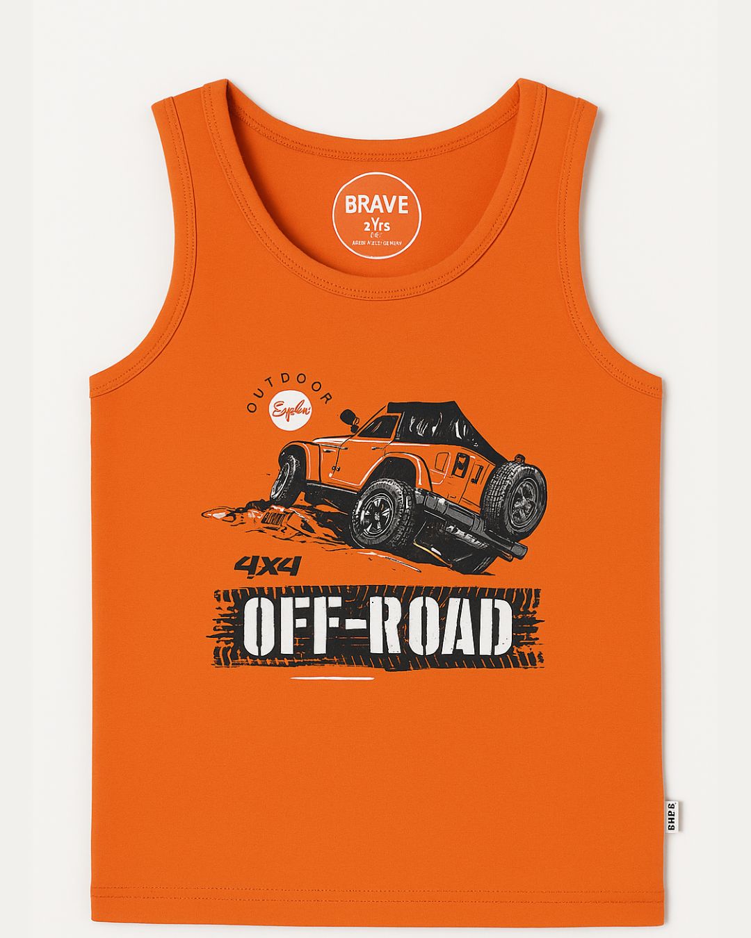 Off Road Orange Tank Top