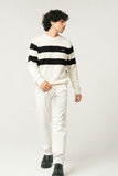 Bold Monochrome Stripe Sweater
