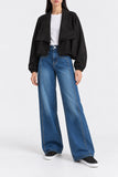 FAUX SUEDE  LEATHER JACKET