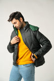 Contrast Puffer Jacket