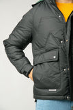 Contrast Puffer Jacket