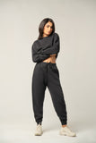 Black Cropped Fit CO-ORD Set