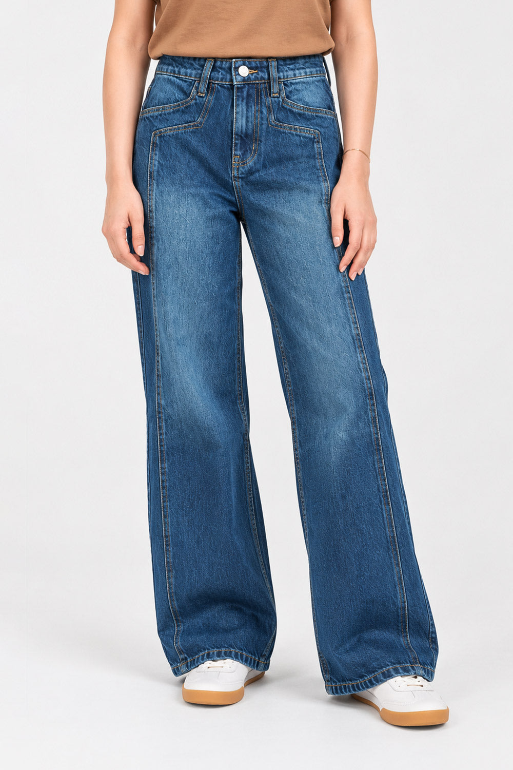 WIDE LEG FIT DENIM
