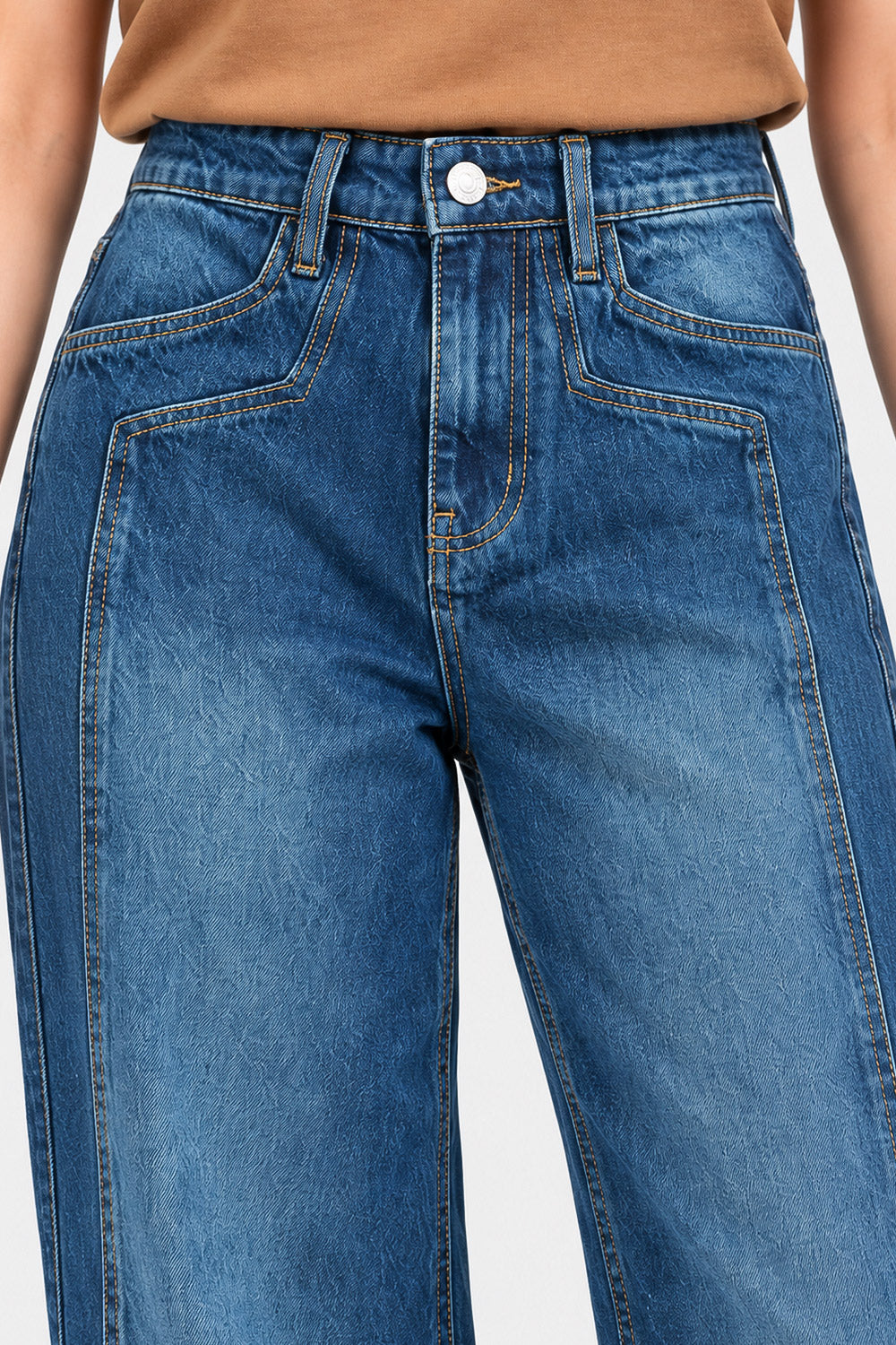 WIDE LEG FIT DENIM