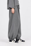 WIDE LEG PLEATED TROUSER