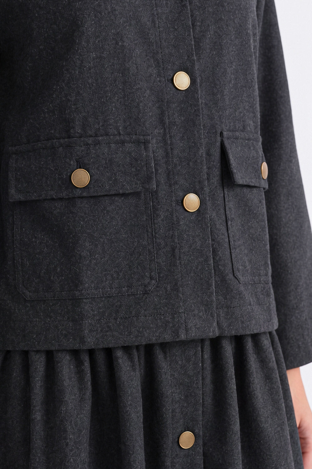 RELAXED FIT SHIRT & SKIRT