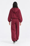 CROPPED ZIP UP HOODIE & TROUSER