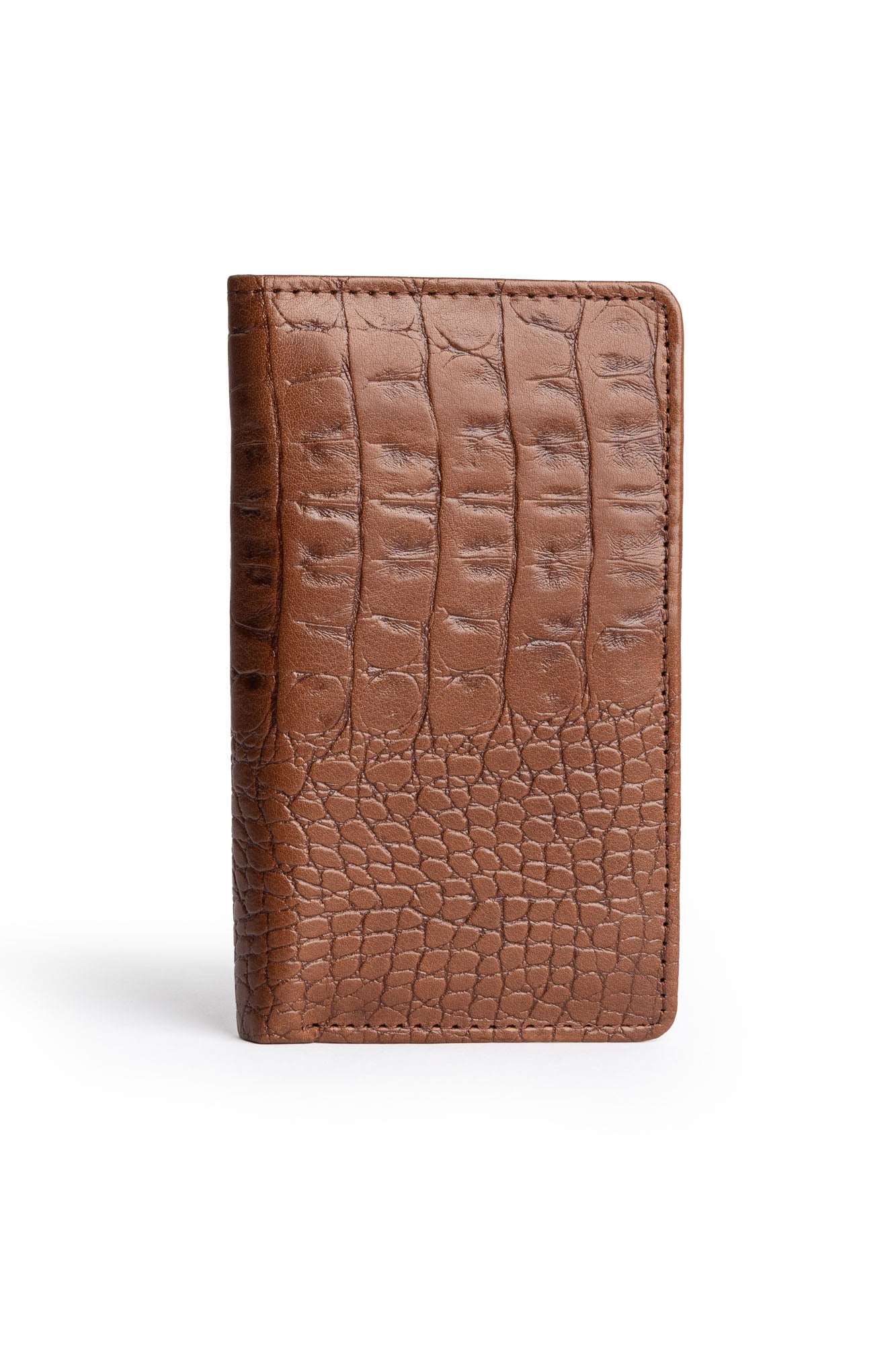 Men's Croc-Embossed Leather Wallet