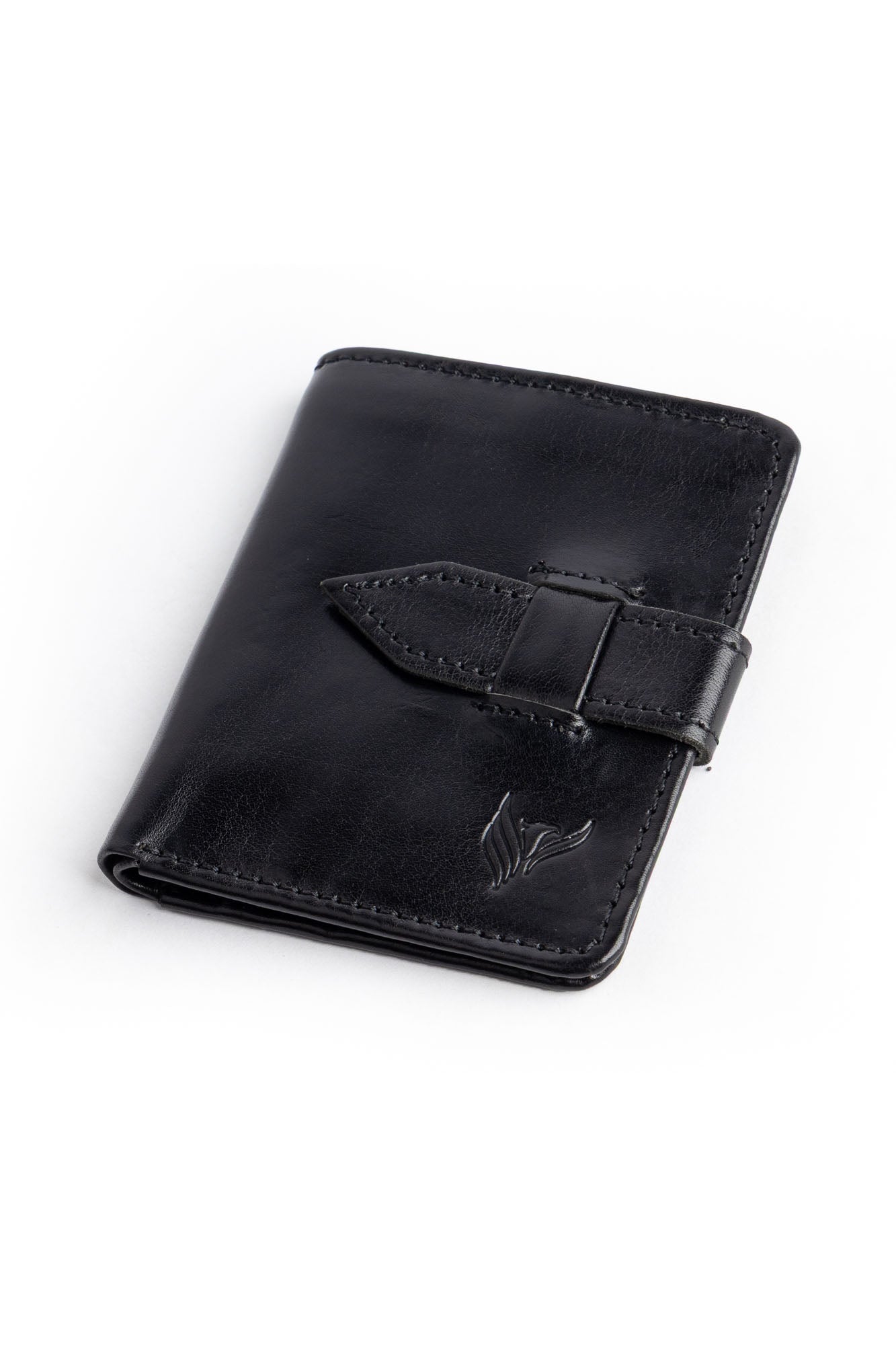 Men's Buckled Strap Leather Wallet