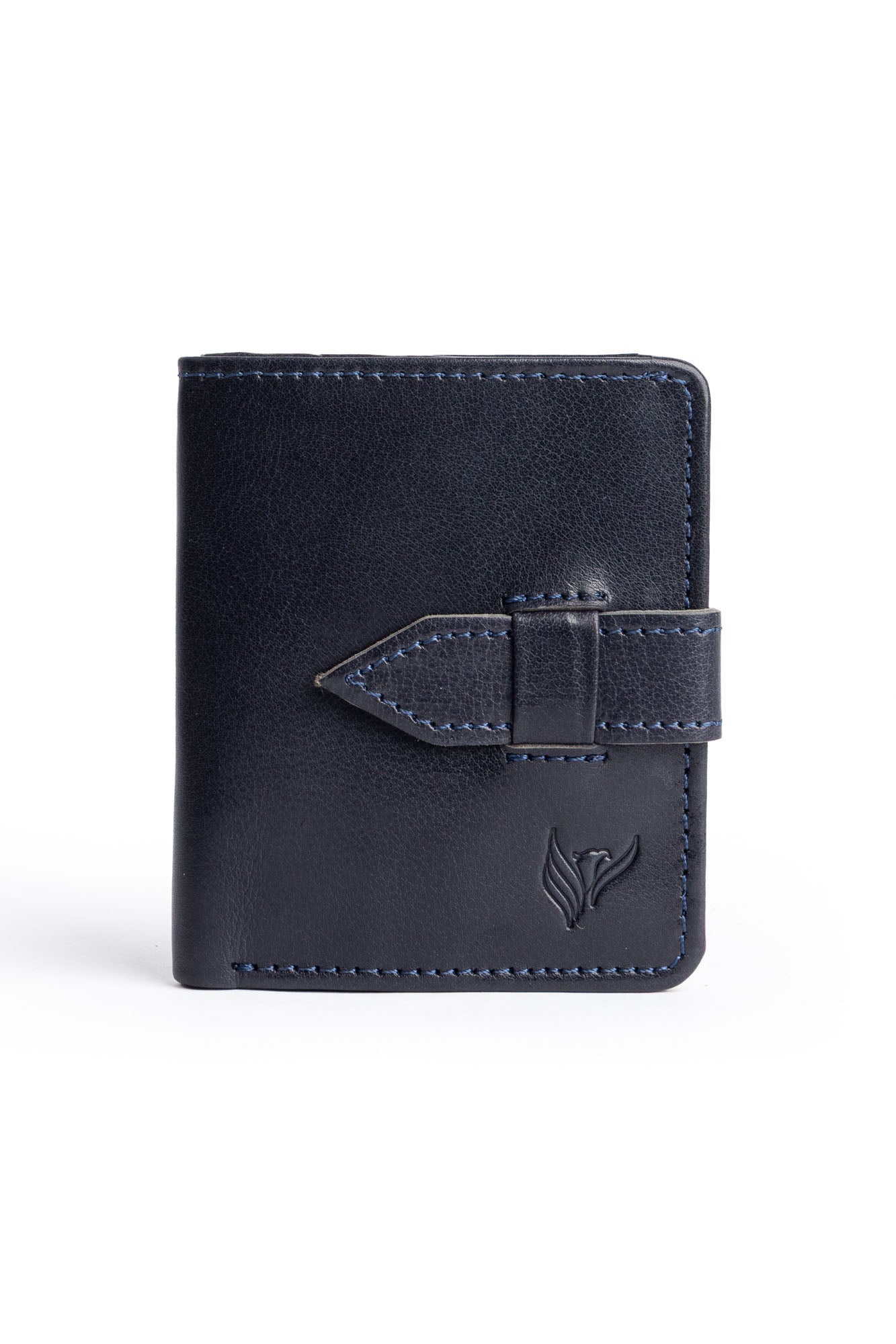 Men's Buckled Strap Leather Wallet