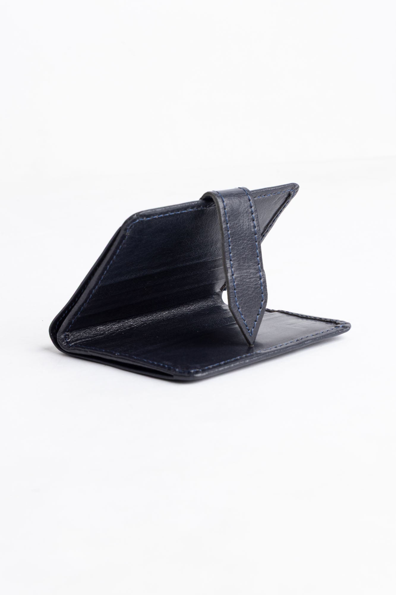 Men's Buckled Strap Leather Wallet
