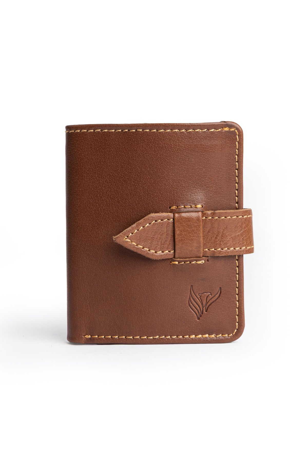 Men's Buckled Strap Leather Wallet