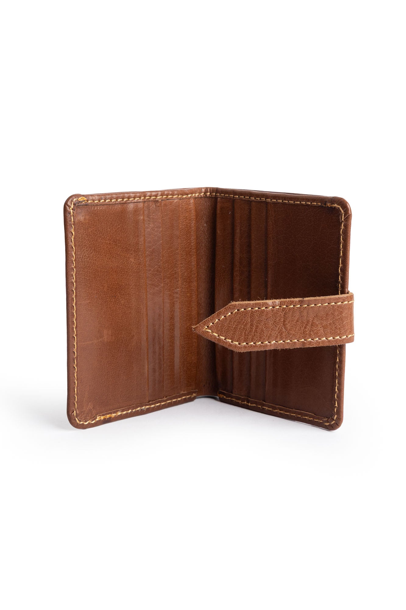 Men's Buckled Strap Leather Wallet