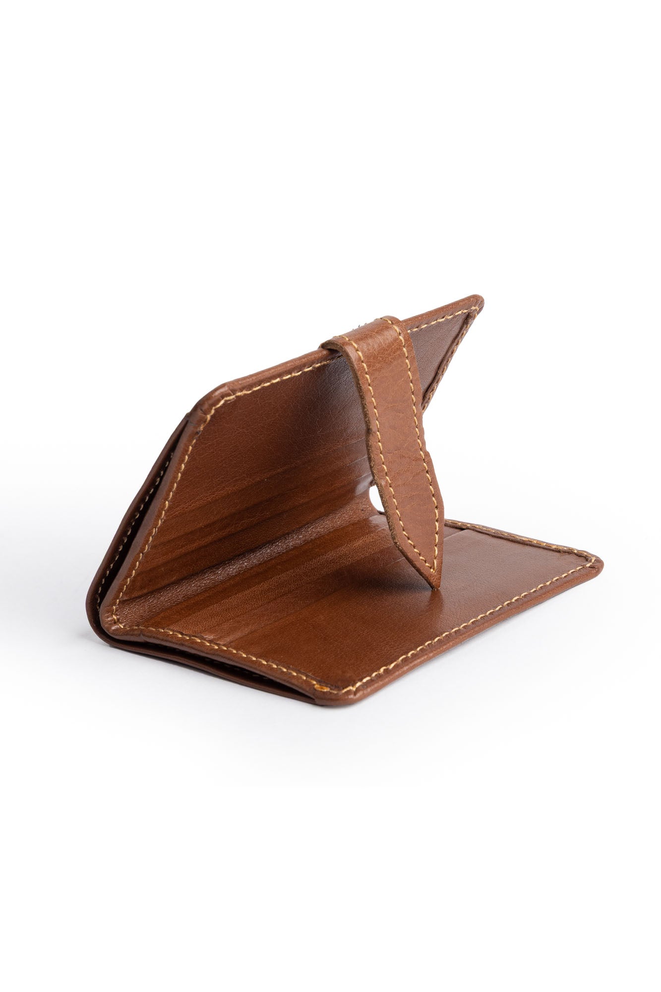 Men's Buckled Strap Leather Wallet