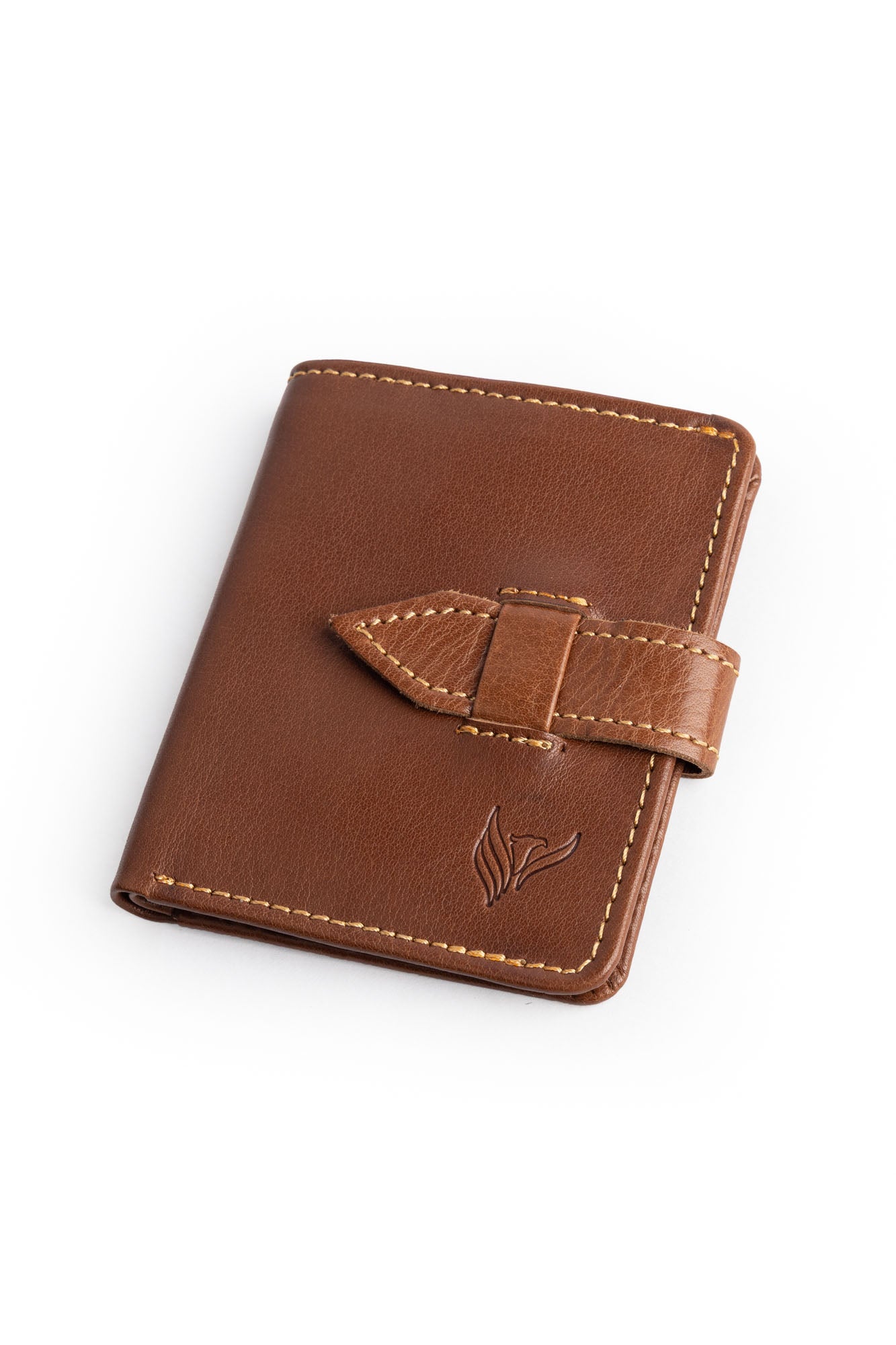 Men's Buckled Strap Leather Wallet