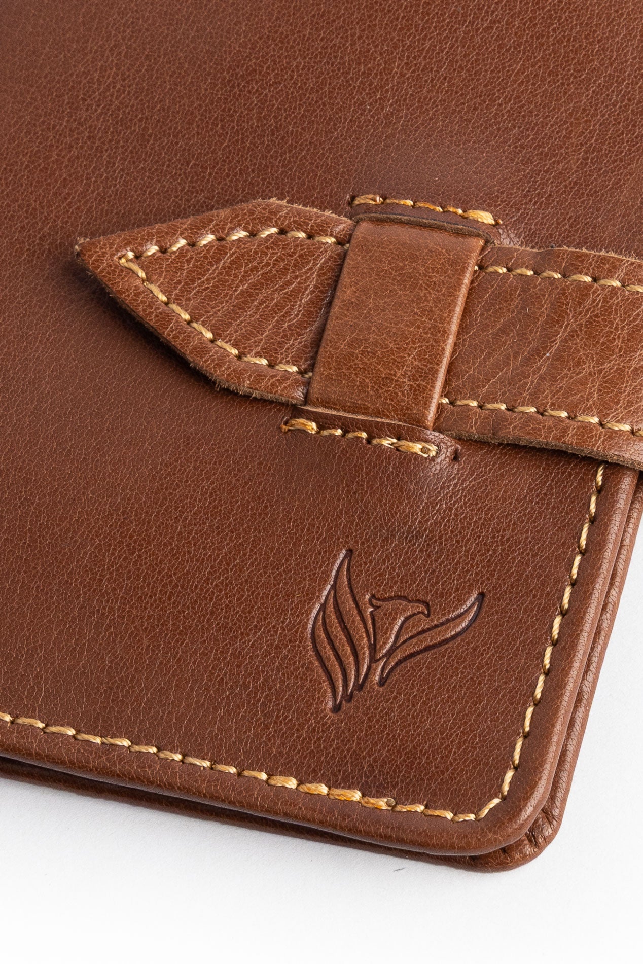 Men's Buckled Strap Leather Wallet