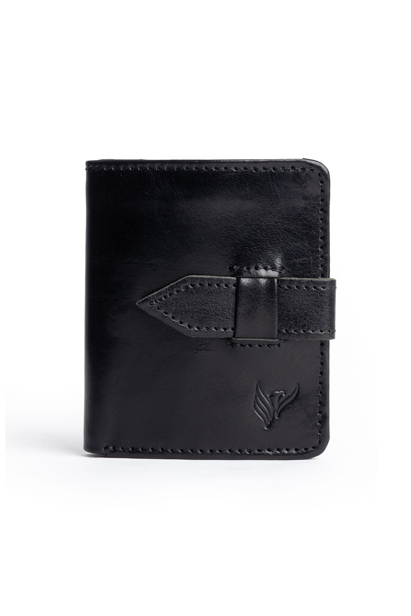 Men's Buckled Strap Leather Wallet