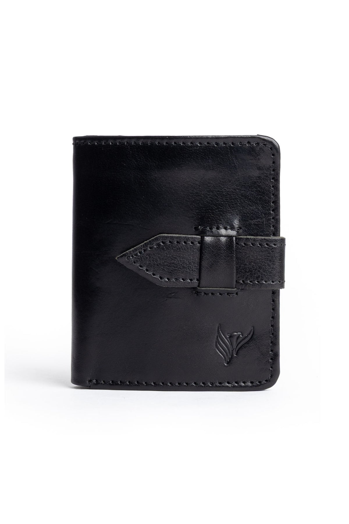 Men's Buckled Strap Leather Wallet